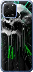 Чехол на Huawei Nova Y61 Череп-часы "4100u-2983-17620"