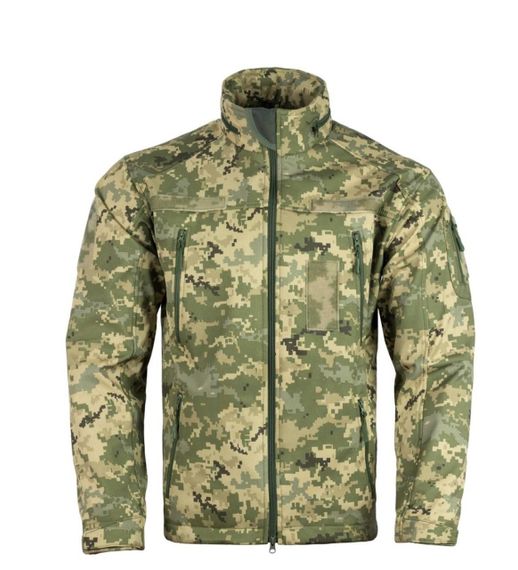 Куртка SoftShell з липучками для шевронів піксель V&T | Зображення 7
