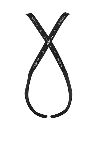 Боди из материала под экокожу Passion BODY BRUNO 027, Черный, 2XL, 3XL, Большие размеры | Зображення 5