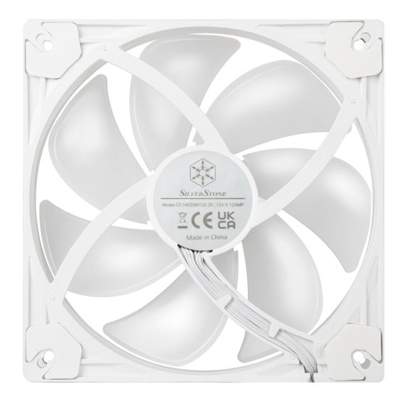 Корпусний вентилятор SilverStone Vista VS140W ARGB, 140mm, 1600rpm, 4pin PWM, 4-1 pin ARGB (5V LED), 30.8dBa (SST-VS140W-ARGB) | Зображення 6