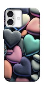 Чохол з картинкою Кам'яні серця для Apple iPhone 16 (6.1")