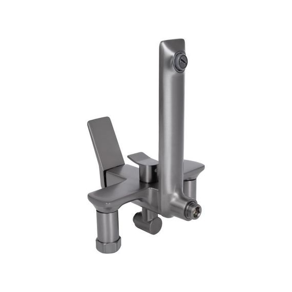 Душевая система универсальная Qtap Presto на три потребителя (с изливом) QTPRE111GRP45585 Graphite | Зображення 7