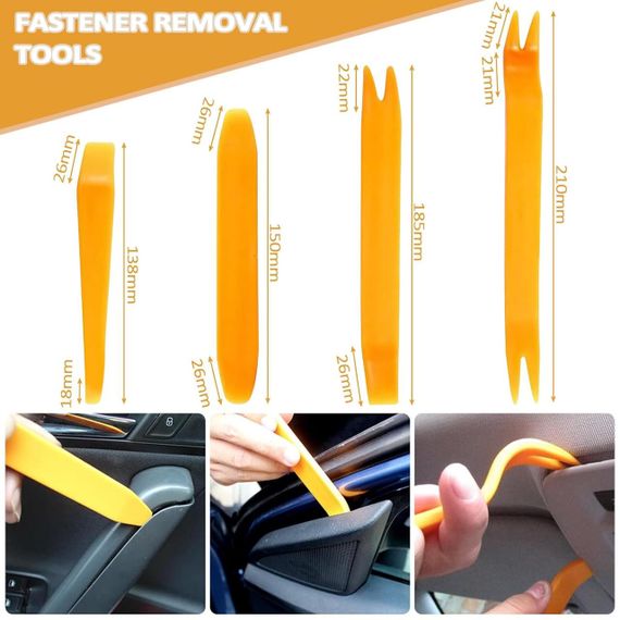 Набор автомобильных клипс 925 шт с органайзером, пластиковые зажимы для авто креплений обшивки дверей, бампера | Зображення 3