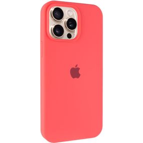Чохол Silicone Case Full Protective (AA) для Apple iPhone 15 Pro (6.1") Кавуновий / Watermelon red