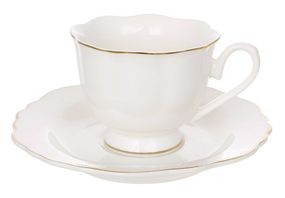 Елітний кавовий сервіз для еспресо White Elegance (12 предметів, 100 мл)