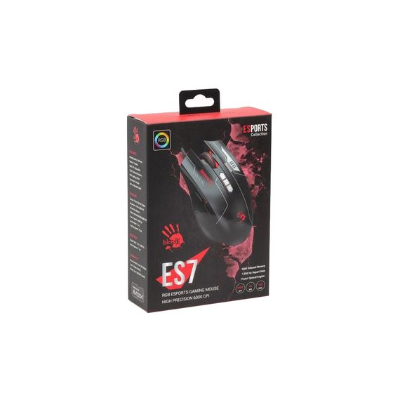 Мишка A4Tech Bloody ES7 Esports Black | Зображення 6