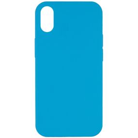 Чехол Silicone Case Full Protective (AA) NO LOGO для Apple iPhone XR (6.1") Голубой / Blue
