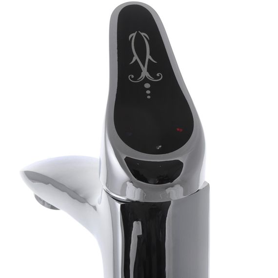 Змішувач для умивальника CRON MAGIC 001 чорна ручка (CR0103) | Зображення 1