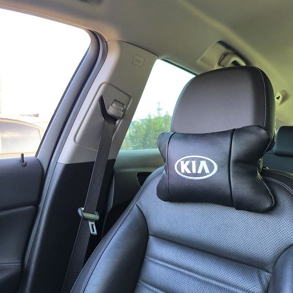 Подушка под шею с логотипом Kia, Подушка для поддержки головы в машине с логотипом бренда IG-69 | Зображення 2