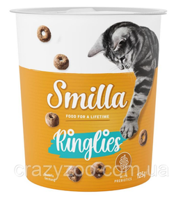 Лакомство для котов Smilla Ringlies с курицей 125 г 015388