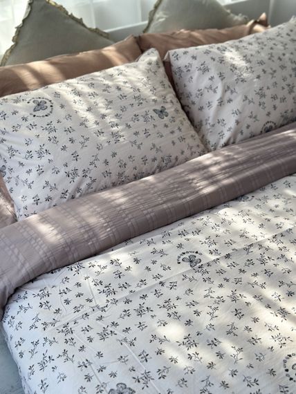Постельное белье двуспальное Dushka Home Муслин 41034 180х215 см | Зображення 3