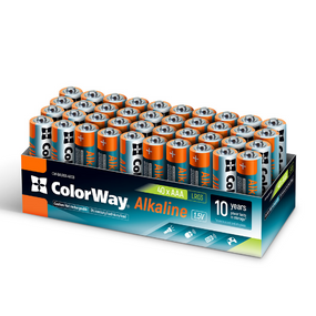 Батарейка лужна AAA/LR03 (бокс-40шт) ColorWay