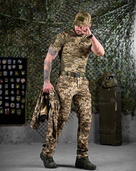 Літній еластичний тактичний костюм hunger  5в1 піксель  ДЛ7082 | Зображення 3