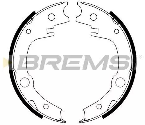 Колодки ручного гальма Corolla 02-07/Avensis 03-08/Echo 99-05, Bremsi (GF0966) | Зображення 2