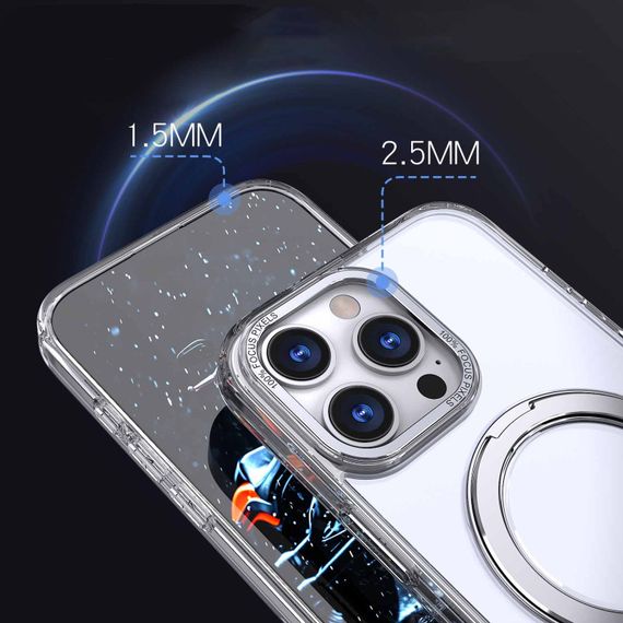 Чохол TPU+PC Empire with MagSafe and Ring для Apple iPhone 12 Pro / 12 (6.1") Clear | Зображення 6