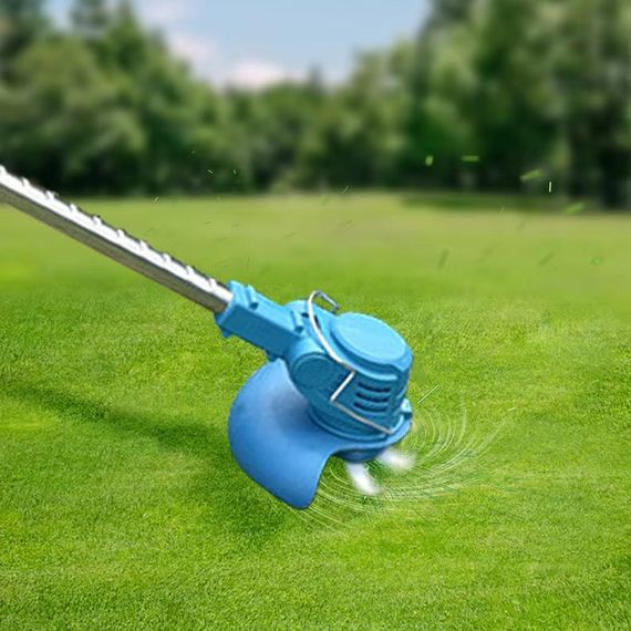 Бездротова газонокосарка Lawn mower 48В 2000 мАг · Садовий акумуляторний триммер для трави з 2 акумуляторами | Зображення 2