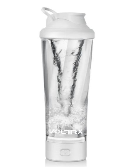 Шейкер спортивний електричний VOLTRX VortexBoost 600 мл. Tritan White (Vortex_White)