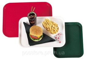 Глубокий прямоугольный поднос 26,5х34,5 см, Cambro (США), Красный