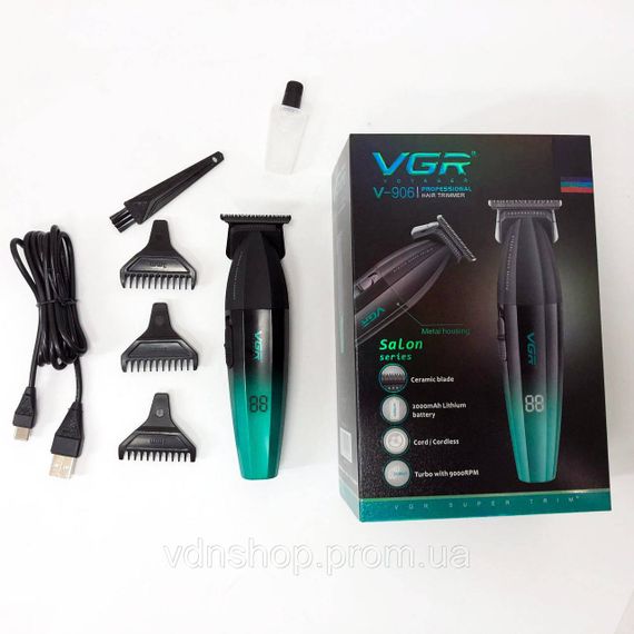 Профессиональная машинка для стрижки волос головы, Триммер для волос портативный, Триммер беспроводной QB-30 | Зображення 2