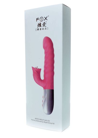 Вибратор для двойной стимуляции Silicon, Vibrator 7 Function and Heating Mode, PURPLE Sex Aura | Зображення 2