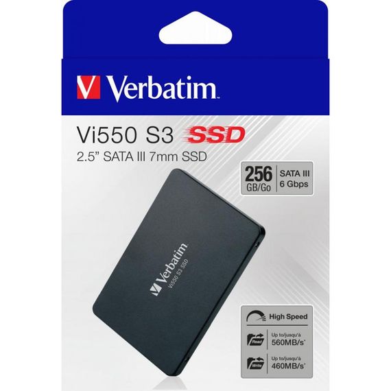 Накопитель SSD 2.5&quot; 256GB Verbatim (49351) | Зображення 6