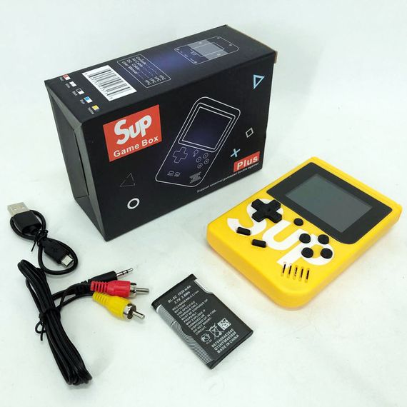 Ігрова консоль Sup Game Box 500 ігор, ігрові приставки до телевізора. Колір: жовтий | Зображення 8