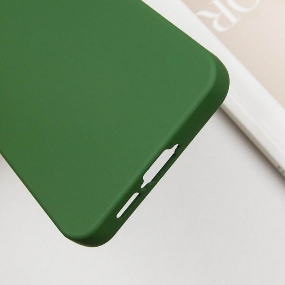 Чохол Silicone Cover Lakshmi Full Camera (A) для Samsung Galaxy S24+ Зелений / Dark green | Зображення 5