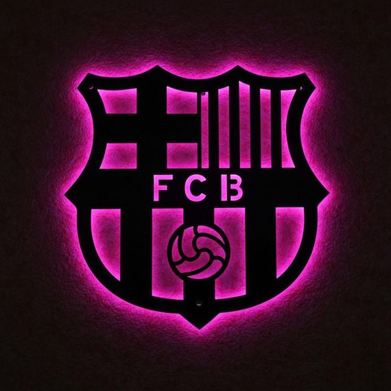 Панно декоративное картина на стену Барселона LED подсветка 16 цветов телефон 700х700 acr-p000281