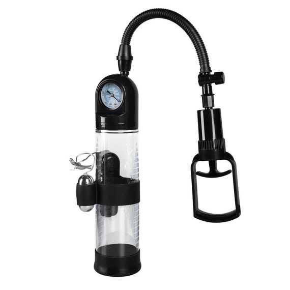 Вакуумна помпа з вібрацією Boss Series: Powerpump MASTER Vibrating - Black&Clear, BS6000034 Sex Aura | Зображення 7