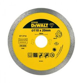 Диск діамантовий 110х1.6х20 мм DeWALT DT3714