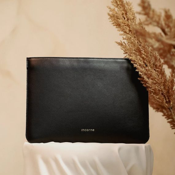 Чохол для ноутбука класичний Incarne Cline для MacBook Air 15" 2023-2025 cline-black-air-15 чорний | Зображення 6