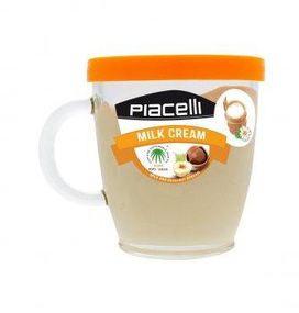Молочна паста (крем) з горіхом у чашці Piacelli Duo, 300 г, Австрія, білий шоколад паста