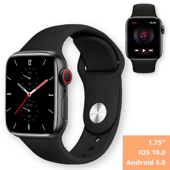 Смарт часы 1.75" XPRo Smart Watch 7 F10 Plus 44 мм черные (F10 Plus_1060) | Зображення 2