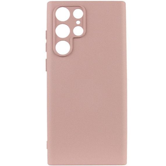 Чохол TPU GETMAN Liquid Silk Full Camera для Samsung Galaxy S24 Ultra Рожевий / Pink Sand | Зображення 1
