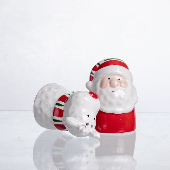 Набір для спецій з порцеляни New Year 2 баночки по 100 мл CR-1-36 | Зображення 1