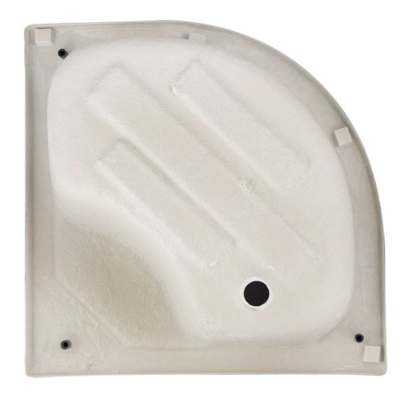 Набір Lidz Душова кабіна Latwa SC80x80.SAT.HIGH.FR напівкругла, скло Frost 4 мм + Душовий піддон Kapielka ST80x80x41, з панеллю | Зображення 2