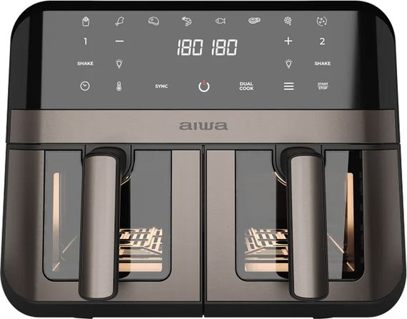 Мультипіч AIWA FUTAGO AFR-9000 2400Вт/чаша 9л(4.5л+4.5л)/програм:8/сенсорне керування/оглядове вікно