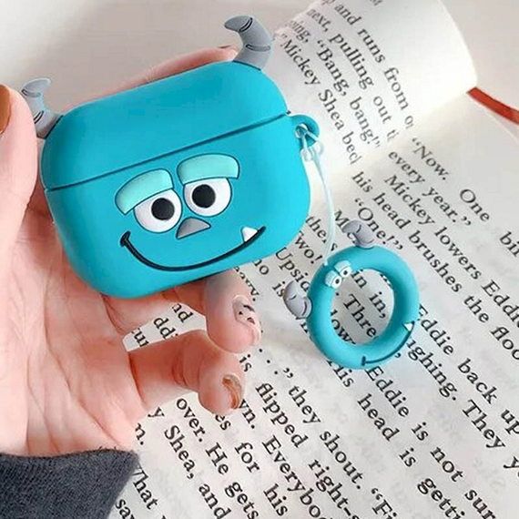Силиконовый 3D чехол для наушников Apple AirPods Pro 1/2 Monsters Univeristy | Зображення 3