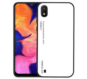 Чехол-бампер Primolux Gradient Glass для Samsung Galaxy A10 2019 (SM-A105) - White