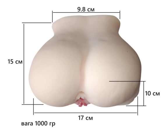 Мастурбатор OYO Graceful Sophia MT-025 з вагіною та анусом, реалістичний торс Sex Aura | Зображення 2