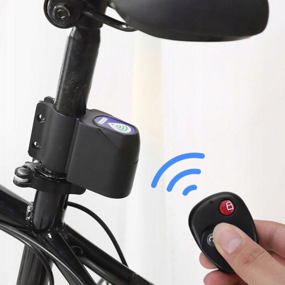 Велосипедна сигналізація з сиреною та пультом, TE-168 / Бездротова сигналізація на велосипед / Велосигналізація | Зображення 4