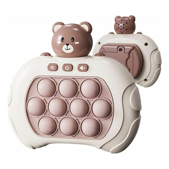 Іграшка антистрес на батарейках, 4 режими, Pop it PRO Bear / Електронна приставка консоль / Інтерактивна дитяча іграшка | Зображення 2