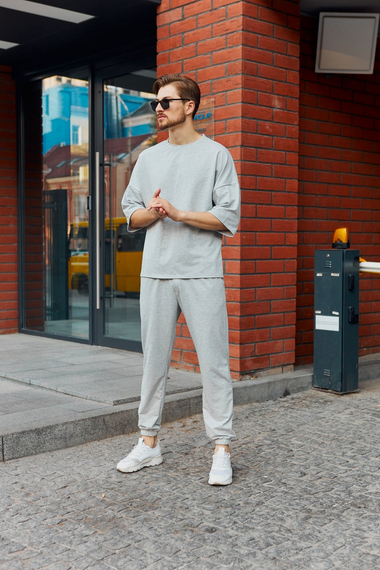 Комплект Марсель оверсайз серый S L | Зображення 3