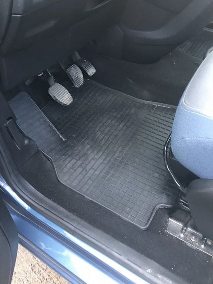 Гумові килимки (4 шт, Stingray Premium) 2 шт, Premium - без запаху гуми для Peugeot Partner Tepee 2008-2018рр | Зображення 2