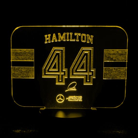 Акриловий світильник-нічник Хемілтон 44 жовтий tty-n001314