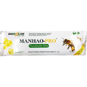 МАНХАО-PRO 🇨🇳 (Китай) (уп.-80 пластин) (флювалинат 40 мг.)(Китай) от вароатоза пчел