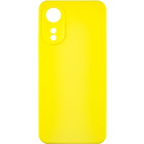 Чехол Silicone Cover Lakshmi Full Camera (AAA) для Oppo A78 4G Желтый / Yellow