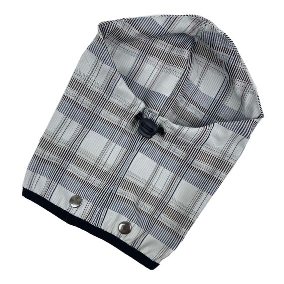 Дощовик на флiсi картатий сірий MF-24 | Зображення 6