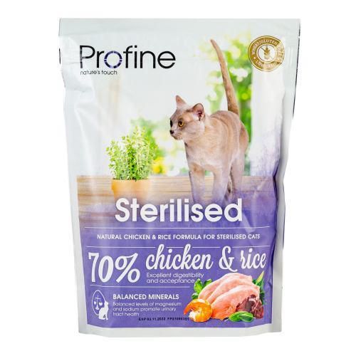 Сухой корм Profine Sterilised для стерилизованных кошек, с курицей и рисом, 300 г | Зображення 2