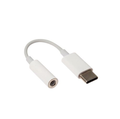 Адаптер Type-C/AUX WALKER HF WA-020 білий
